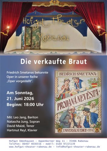 Tickets für Die verkaufte Braut am 21.06.2026 - Karten kaufen